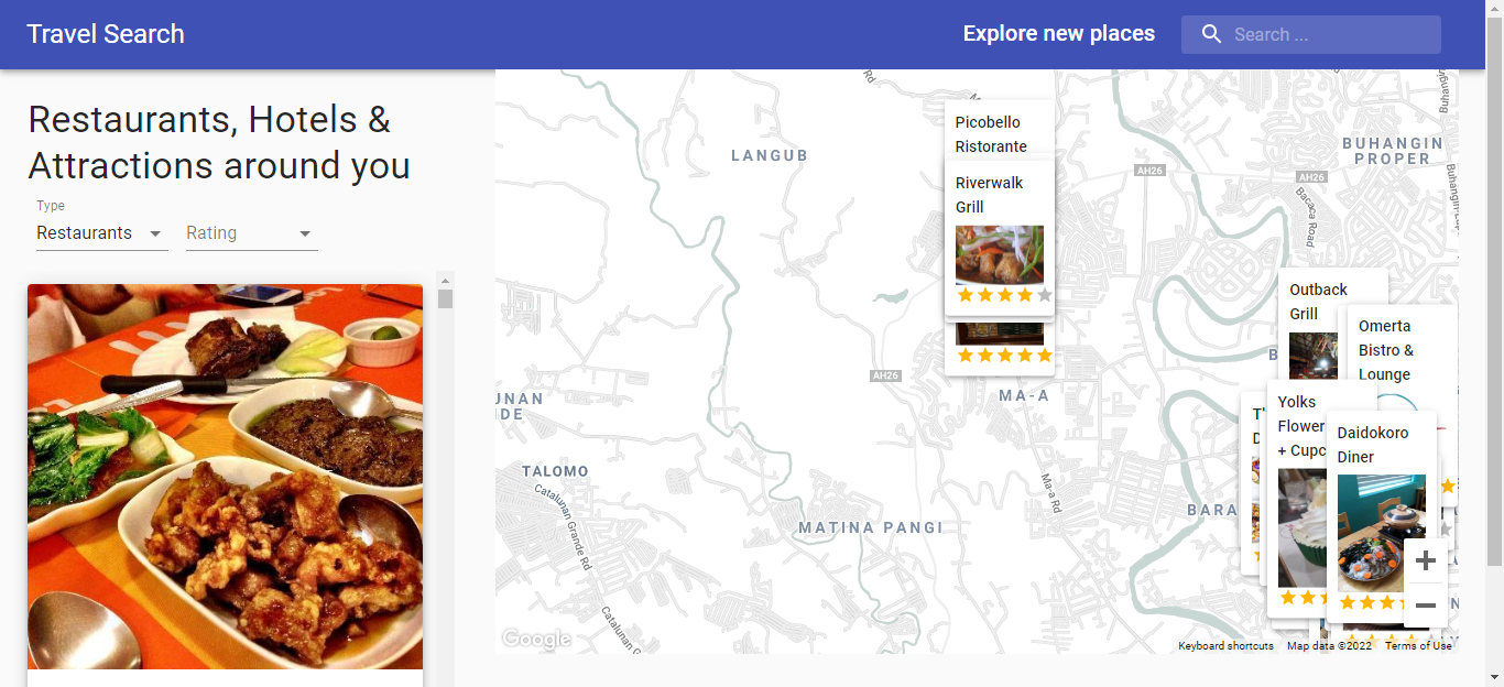 Travel Search App